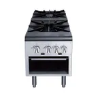 image of Dukers Appliance Co DCSPA2 18" (2) Cast Iron 3-Ring Burner Gas Stock Pot Range, 160.000 BTU