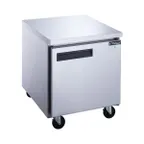 image of Dukers Appliance Co DUC29F 29" 1-Solid Door Undercounter Freezer, Stainless Steel, 7 cu. ft.