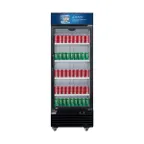 image of Dukers Appliance Co LG-430 27" One Glass Door Merchandiser Refrigerator in Black, 15.2 cu. ft.