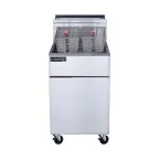 image of Dukers Appliance Co DCF5-NG Full Pot Floor Model Gas Fryer w/ 70-lb Capacity, 150.000 BTU