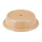 image of Cambro 1007CW133 Camwear Camcover – Beige Plastic Cover, 10-5/8" Dia., 2-3/4" H, NSF, 210°F Cart