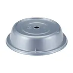 image of Cambro 1013CW486 Silver Plastic Plate Cover, 10‑13⁄16"×2‑11⁄16", Dishwasher‑Safe, 210°F Ready, USA