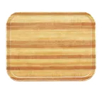 image of Cambro 1014303 Rectangular Tray, 10-5/8" x 13-3/4" Wood Design, Fiberglass, NSF, Dishwasher Safe