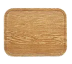 image of Cambro 1014307 Camtray Rectangular Tray, 10-5/8" x 13-3/4" Light Elm Fiberglass, NSF