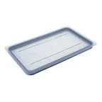 image of Cambro 10CWGL135 GripLid Clear PC GN 1/1 Food Pan Cover 12-3/4" x 20-7/8", Corner Lift