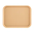 image of Cambro 1216CW133 Polycarbonate Tray 11-7/8" x 16-1/4" Beige, Stacking Lugs, Dri‑Stak, NSF