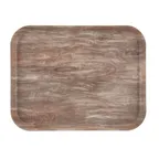 image of Cambro 1216DCET830 Camtray Tray, 16" x 12", Brown Fiberglass, Non‑Skid, Dishwasher Safe