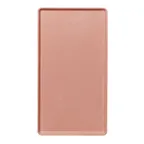 image of Cambro 1219D409 Dietary Tray – 12" x 19" Blush Rectangular Fiberglass, NSF, Made In USA