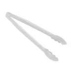 image of Cambro 12TGS148 Serving Tongs, 12" White, -40°F-212°F, NSF, Dishwasher Safe