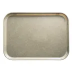 image of Cambro 1318104 Rectangular Tray, 12-5/8" x 17-3/4" x 11/16" Fiberglass, Desert Tan, Dishwasher Safe