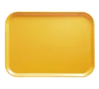 image of Cambro 1418171 Camtray Rectangular Tray, 14" x 18", Fiberglass, Tuscan Gold, Dishwasher Safe, NSF