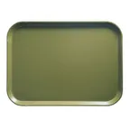 image of Cambro 1418428 Rectangular Tray, 14" x 18", Fiberglass, Olive Green, NSF, Dishwasher Safe