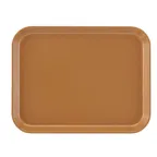 image of Cambro 1418514 Camtray Rectangular Tray, 14" x 18", Fiberglass, Earthen Gold, NSF, Dishwasher Safe