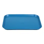 image of Cambro 1418CW168 Tray, 13-15/16" x 17-15/96" Blue Polycarbonate, Lugs, Dishwasher‑Safe – Made in USA