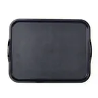 image of Cambro 1418CWNSH110 - 14" x 18" Black Tray, Handles, Non‑Skid, NSF, Dishwasher Safe, USA