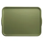 image of Cambro 1418H428 Dietary Tray, Rectangular 14" x 18", Olive Green Fiberglass, NSF, Made in USA
