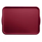 image of Cambro 1418H505 - Dietary Tray, 14" x 18" Rectangular Fiberglass, Cherry Red, NSF, Made in USA