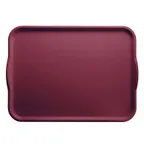 image of Cambro 1418H522 Camtray Tray, Rectangular 14" x 18", Burgundy Fiberglass, NSF, Made in USA