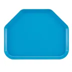 image of Cambro 1418TR105 Trapezoid Tray, 14" x 18", Horizon Blue Fiberglass, Dishwasher Safe, NSF