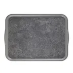 image of Cambro 1418VCH381 Rectangular Tray, 14" X 18" Gray With Titan, Fiberglass, Handles, Dishwasher Safe