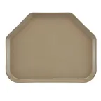 image of Cambro 1422TR104 Trapezoid Tray, 14" x 22", Fiberglass, Desert Tan, NSF, Dishwasher Safe