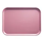 image of Cambro 1520409 Rectangular Tray, 15" x 20-1/4", Fiberglass, Blush Pink, NSF, Dishwasher Safe