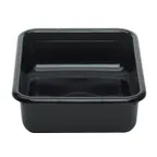image of Cambro 1520CBPF110 Cambox® Bus Box, 15-5/16"L x 19-15/16"W x 4-15/16"H, Hi-Gloss Plastic, 1-Compartment, Black