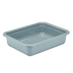 image of Cambro 1520CBPF180 Cambox® Bus Box, 15-5/16"L x 19-15/16"W x 4-15/16"H, Hi-Gloss Plastic, Light Gray, 1-Compartment