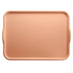 image of Cambro 1520H117 Camtray Rectangular Tray, 15" x 20", Fiberglass, Dark Peach, NSF