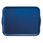 image of Cambro 1520H123 Serving Tray, 15" x 20" Fiberglass, Amazon Blue, NSF Certified, Made in USA