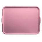image of Cambro 1520H409 Rectangular Tray, 15" x 20", Fiberglass, Pink, NSF, Made in USA