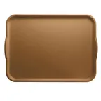 image of Cambro 1520H508 Rectangular Tray, 15" x 20", Fiberglass, Suede Brown, NSF, Made in USA
