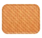 image of Cambro 16225302 Rectangular Tray, 16½" x 22½" Fiberglass, Wood Color, NSF‑Listed, Dishwasher Safe