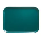image of Cambro 16225414 Camtray Rectangular Tray, 16½" x 22½" Fiberglass, Teal, NSF, Dishwasher Safe
