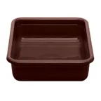 image of Cambro 1722CBR131 Cambox® Bus Box, 16-7/8"L x 21-7/8"W x 4-3/4"H, Hi-Impact Plastic, Dark Brown, 1-Compartment