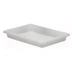 image of Cambro 18263P148 Food Storage Box, 5‑Gal 18" x 26" x 3½" Polyethylene, Natural White, NSF