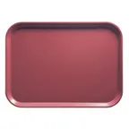 image of Cambro 1826410 Cafeteria Tray, 17-7/8" x 25-3/4", Fiberglass, Raspberry Pink, NSF, Dishwasher Safe