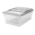 image of Cambro 18268CLRKIT135 Colander Kit, 13‑Gal Clear Box 18" x 26" x 9", 8" NSF Colander