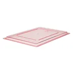 image of Cambro 1826CCW467 Cover – Fits 18" x 26" Food Containers, Polycarbonate Red, NSF