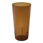image of Cambro 2000P2153 - 22 oz Amber SAN Tumbler, 3-3/8" Dia, Textured, Dishwasher Safe - 24/Case