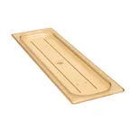image of Cambro 20LPHPC150 1/2‑Size Pan Cover, Amber Non‑Stick Lid, Hi‑Heat -40°F–300°F, NSF, Made