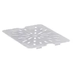 image of Cambro 20PPD190 Drain Shelf 1/2 Size Translucent Polypropylene Fits 24 & 26PP Pans NSF