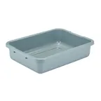 image of Cambro 21155CBP180 Cambox® Bus Box, 15-1/4"L x 20-1/4"W x 4-15/16"D, Light Gray, Hi-Gloss Plastic, 1-Compartment