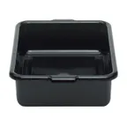 image of Cambro 21155CBR110 Cambox® Bus Box, 15-1/4"L x 20-1/4"W x 4-15/16"D, 1-Compartment, Hi-Impact Plastic, Black
