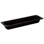 image of Cambro 22LPHP110 H‑Pan 1/2‑Size, 2‑1/2″ Deep, Black Plastic, -40°F to 300°F, NSF