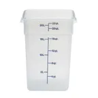 image of Cambro 22SFSPP190 Food Container, 22‑Qt 11‑¼"L×12‑¼"W×15‑¾"H Square, PP, Dishwasher‑Safe, NSF