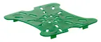 image of Cambro 2SFSFPDPP265 Drain Shelf For 2 & 4 Quart FreshPro Containers, Green NSF Plastic