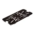 image of Cambro 30CWD110 Camwear Drain Shelf – 1/3 Size, Polycarbonate Black, NSF, Fits 32CW‑38CW