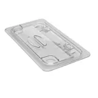 image of Cambro 30CWL135 FlipLid Food Pan Cover – 1/3‑Size Clear Polycarbonate Hinged Lid, NSF
