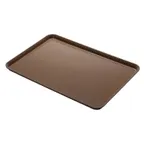 image of Cambro 3253CL161 Rectangular Tray, 12-3/4" x 20-7/8" Tan Fiberglass, NSF, Stacking Lugs